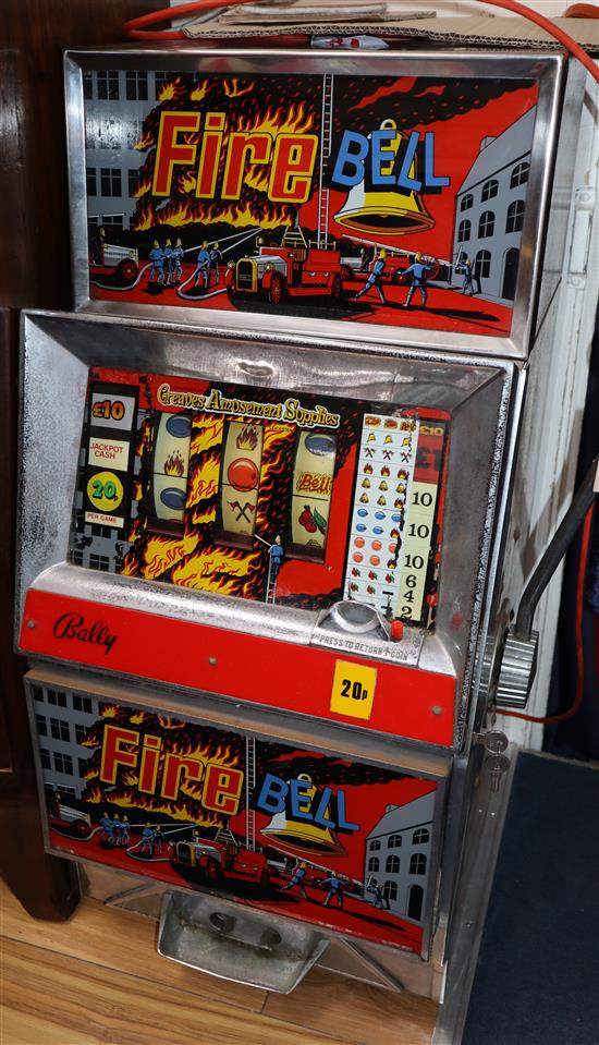 A 1960s Firebell One Arm bandit